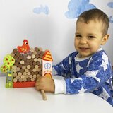 Tooky Toy drvena farma Jenga Slike