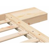  Krevetna konstrukcija Smeđa 120 x 190 cm boja drva | shoptok.hr