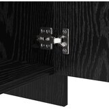  Kreveta 2 pcs Crni hrast 70 x 41 x 75 cm Konstruirano drvo | shoptok.hr