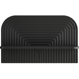  Zidna polica 2 kom. Crna 60 x 13.5 x 37.5 cm Prerađeno drvo Slike