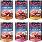Rocco Classic Pork 6 x 400g Miks: govedina/jagnjetina, piščanec/puran, piščanec/teletina, govedina/perutninska srca, piščanec/losos, govedina/piščanec | Shoptok.si