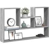 Maison Chic Stenska polica - Viseča Polica siva sonoma 99x15x60 cm inženirski les, (21794081) | Shoptok.si