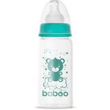 Baboo Anti-colic Glass Feeding Bottle Narrow Neck steklenička za dojenčke 0m+ 120 ml | Shoptok.si
