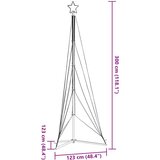 vidaXL Lučke za novoletno jelko 525 LED diod modre 302 cm | Shoptok.si
