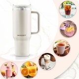  Vakuumska termos šalica sa slamkom 1180 ml Berdsen – krem boja | shoptok.hr