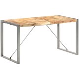  Blagovaonski stol 140x70x75 cm od masivnog grubog drva manga | shoptok.hr