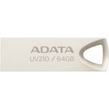  USB Memory stick Adata UFD 64GB UV210 Metal Golden 64 GB, USB, Brzina čitanja 90 MB/s, Brzina pisanja 40 MB/s, AUV210-64G-RGD USB 2.0 | Eponuda.ba