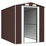  Vrtno spremište tamnosmeđe 192x274x223 cm pocinčani čelik | shoptok.hr