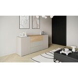 P & B Široka Komoda Berlin, Kašmir, Barva Hrasta | Shoptok.si