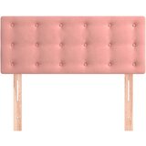  Posteljno vzglavje roza 90x5x78/88 cm žamet, (20953701) | Shoptok.si