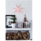 Markslöjd 703553 - Božićna dekoracija ELIN 1xE14/25W/230V bela/crvena 75 cm | Eponuda.com