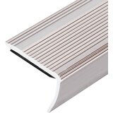  Rubnjaci za stepenice L-oblika 5 kom aluminijski 100 cm bež | shoptok.hr