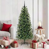 vidaXL Umestno božično drevo med 150 LED Zelena 150 cm PE in PVC | Shoptok.si