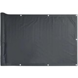 Balkonski zaslon za privatnost antracit 400 x 120 cm PVC | shoptok.hr