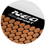 Neo-Sport NS-901 crno-zlatna akupresurna prostirka s bodljama | shoptok.hr