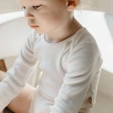  Lunilou - Rebrasti bodi dugi rukav, Off White | shoptok.hr