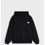 Sinsay Hoodie half-zip dukserica sa kopčama Slike