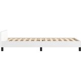  Okvir za krevet s uzglavljem bijeli 100x200 cm od umjetne kože | shoptok.hr