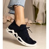 Gemre Navy women's sock-like upper sneakers Miyana | shoptok.hr