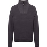 Tom Tailor Pulover temno siva / črna | Shoptok.si