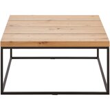 P & B klubska miza, 80/40/80 cm črna, barve hrasta | Shoptok.si