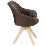 Premium Living stol chill, temno rjava | Shoptok.si