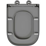  Brza oslobađajuća WC daska s mekim zatvaranjem Duroplast Siva | shoptok.hr