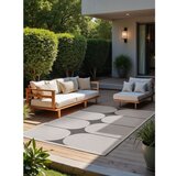 NORTHRUGS Črno-bela notranja in zunanja preproga 200x290 cm Duet Bowen – | Shoptok.si