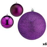  Set božićnih kuglica Vijoličasta Plastika Ø 12 cm (6 kom.) Cijene