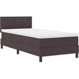  s opruga kutije Tamno smeđa 90 x 190 cm tkanina | shoptok.hr