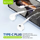 BAVIN slušalice Type-C bela ( 90217 ) | ePonuda.com