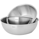 FABINI Sklede v kompletu 3 ks iz nerjavečega jekla v srebrni barvi ø 25,5 cm Lucca 3.0 – | Shoptok.si