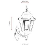 Opviq Vanjska zidna lampa BAP-68206-BSY, 42 cm, IP65, E27, 40W, Crna | Eponuda.ba