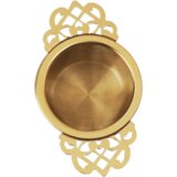 INF Cedilo za čaj iz nerjavečega jekla s pladnjem za kapljanje Gold, (21275270) | Shoptok.si