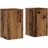  Stalci za biljke 2 kom boja staro drvo 30x30x50 cm drveni | shoptok.hr