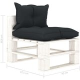  Srednja vrtna sofa od paleta s antracit jastucima drvena | shoptok.hr