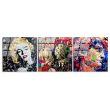 WALLXPERT dekorativna slika od kaljenog stakla apst (uv 857) 50 x 50cm, 3 dela | ePonuda.com