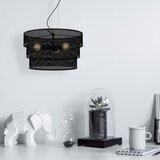  Luster na sajli GLUM 3xE27/60W/230V crne boje | Eponuda.com