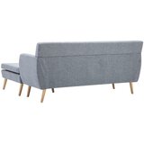  Kutna garnitura od tkanine 171,5 x 138 x 81,5 cm svjetlosiva | shoptok.hr