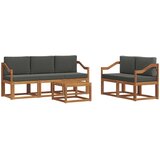  Set vanjskih sofa 6 kom. Prirodna i antracit | shoptok.hr