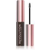 Revolution brow gel gel za obrvi 6 ml odtenek dark brown za ženske Cene