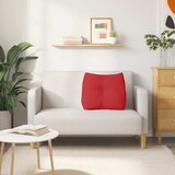  Jastuk za leđa Crvena 60 x 24 x 50 cm tkanina | shoptok.hr