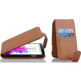 Cadorabo Ohišje, združljivo z LG G3 v sedlo rjave barve - Zaščitni ovitek v obliki flipa iz teksturiranega umetnega usnja, (20562161) | Shoptok.si