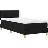  Črna postelja s škatlasto vzmetnico 90x190 cm, (22082751) | Shoptok.si