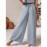 DStreet Spodnie damskie wide leg w paski MODERESS niebieskie | Shoptok.si