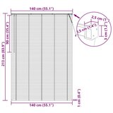  Venecijanska roleta Podesiva Srebrno Siva 213 x 140 cm PVC - Srebrno siva 140 x 213 cm | shoptok.hr