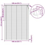  Venecijanska žaluzija Srebrno siva 213 x 140 cm PVC, (5000178264) | Shoptok.si