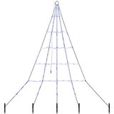 vidaXL LED božično drevesce med 112 LED Modra 511 cm Kovina | Shoptok.si