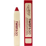 puroBIO cosmetics Twist & Go Nourishing Lipstick Pencil - 504 indian pink Cene