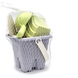 Woopie green set toranj s kantom za pijesak 8 kom. biorazgradiv organski materijal | shoptok.hr